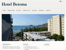 Tablet Screenshot of hotelbetomasantamarta.com